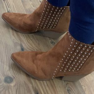 Studded booties